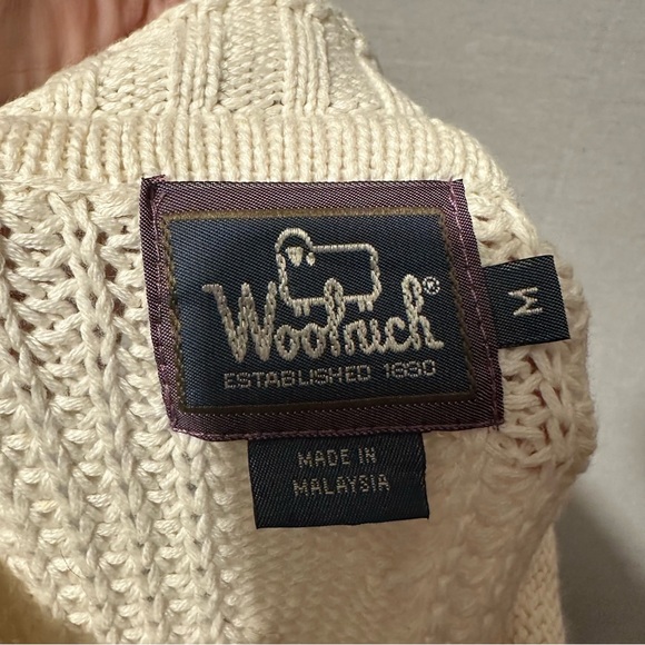Woolrich Oversized Cable Knit Long Sweater - size M - Picture 3 of 3